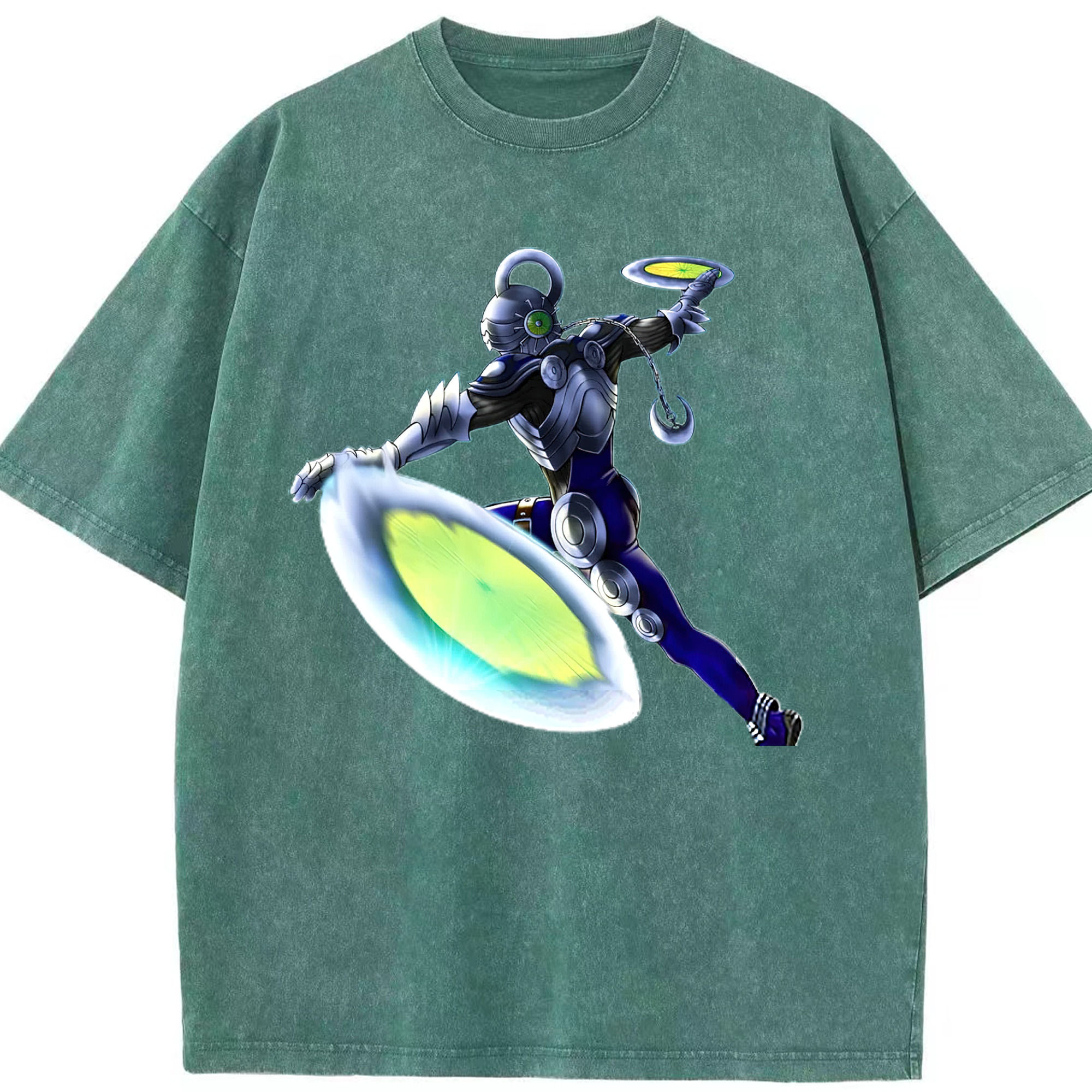 （画像用） 遊☆戯☆王 Yu-Gi-Oh! 綿100% ヴィンテージ風 半袖Tシャツ（フロントプリント）